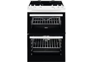 Zanussi 60cm Double Oven Electric Cooker - White