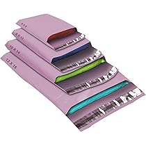 50 Buste Postali Di Dimensioni Miste, Colore Rosa Confetto - Foto 3