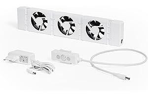SpeedComfort Ventilateur de Radiateur 1 pièce – ventilateur de radiateur – ventilateur de chauffage écoénergétique – chauffage 2x plus rapide – Jusqu'à 22% d'économie d'énergie – Silencieux