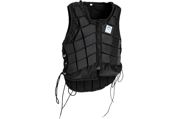 MagiDeal Gilet Équitation Fermeture à Glissière Reglable Équipement De Protection Cavalier