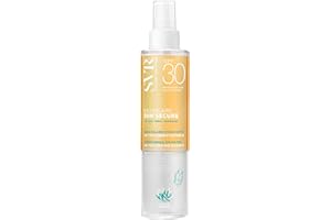 SVR - Sun Secure Eau Solaire SPF30 - Eau solaire hydratante biphasée – Haute protection UVA, UVB, lumière visible & infrarouge – Peaux sensibles – Niacinamide, Vitamine E – 200 ml