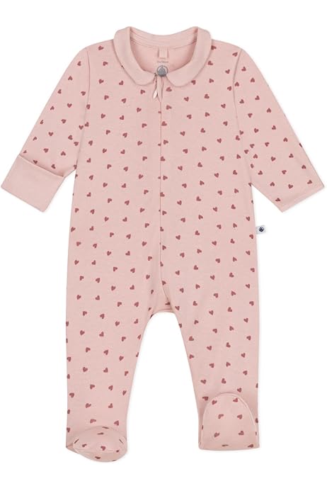 Pyjama Petit Bateau Dors Bien Bébé Fille - 100% Coton Oeko-Tex, Lavable Machine
