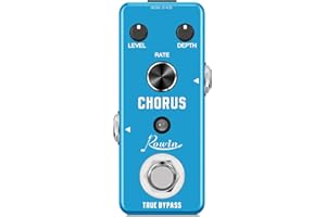 Rowin LEF-304 - Chorus Analogico, Effetto a pedale per chitarra elettrica e basso, True Bypass