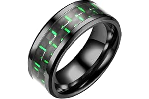 ACWERT Boys Mood Rings for Ages 8~12 Fiber Iron Stainless Steel Three-Color Ring Titanium Rings Couple jewellery Kids Fidget Anxiety Rings Gift