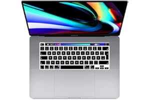 Digi-Tatoo Ultra Dünn Tastaturschutz Kompatibel für 2022 New M2 chip MacBook Pro 13 and 2020/2019 Pro 13 Zoll A2338 A2289 A2251(EU/German-Layout),Silicone Cover - Black
