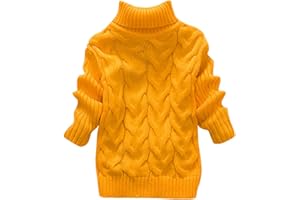 TinaDeer Kinder Rollkragenpullover Jungen Mädchen Strickpullover Winter Weihnachten Strick Pullover Pulli Baby Kleinkind Sweatshirt Langarm Strickpulli Bär Druck Sweater Tops