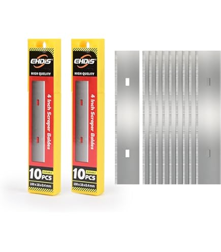 Glas-Verfschraper metaal 100 mm – Fontes Afbouwgereedschappen