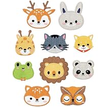 XXL Toppa Termoadesiva Gufo Per Bambini - Patch Ricamata 29,8 X 20,1 Cm - Ripara E Decora Abiti - 2