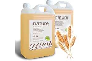 GPQ - Gel/Shampoo 2in1 NATURE | 2 Tanica x 5 L. | 93% Natural Origin | Servizi Hotel | Con Balsamo, Senza Parabeni | Per Hotel, B&B, Camping, Agriturismo, Crociera, Gym | Prodotto nell'UE