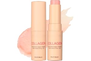 IZBEAUVO Collagen Multi Balm Stick, Hydrating Stick, Anti-Wrinkle Face Moisturizer for Dry Skin, Collagen Boosting Moisture Balm for Face, Neck, Lips & Eyes, Multi-Purpose Balm Sticks