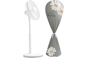 SHJXI Housse de rangement anti-poussière pour ventilateur sur pied, manchon de protection électrique