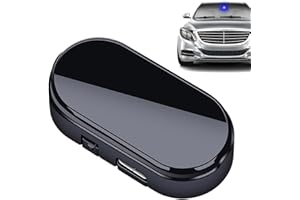 GENERIC Solar Anti Theft Car Warning Light - Automotive LED Warning Lamp - Simulated Alarm Anti-Theft LED Flashing Safety Security Light for Automotive Interior