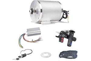 KUNRAY Kit de moteur sans balais BLDC 72V 3000W avec contrôleur de démarrage dur 50A et accélérateur de poignée pour scooter électrique E Bike Engine Motorcycle Kit de conversion de pièce de bricolage