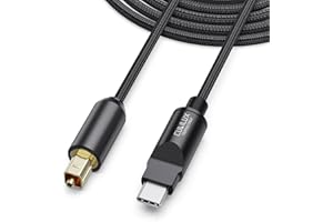 Cubilux USB C to TOSLINK Optical Audio Cable, Unidirectional Type C to SPDIF Digital Aux Cord, S/PDIF Transmitter Compatible with Computer/Laptop/PC MacBook(5.1 Surround Sound) and PS5(Stereo), 6.6 FT