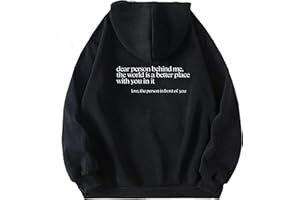 YODAOLI Dear Person Behind Me Sweatshirt, 2023 New Dear Person Behind Me Hoodie