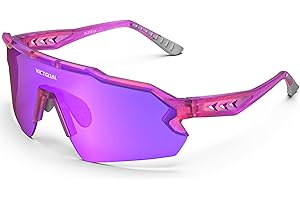 VICTGOAL Gafas de sol deportivas polarizadas para hombres y mujeres, gafas de ciclismo, protección UV, ligeras, marco TR90, gafas de sol de ciclismo