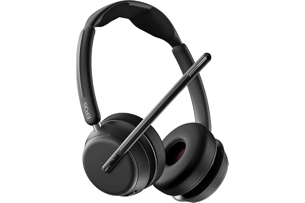 EPOS Impact 1061T - Casque Avancé pour Bureaux Ouverts avec ANC Hybride, Microphone EPOS AI™ et Connectivité Multiple