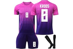 AOROM New DE Nations Cup Fußball Jersey Anzug 6 Kimmich 7 Havertz 8 Kroos 10 Musiala 13 Muller Trikot Kinder Eu Cup Olympic Kids Men Soccer T Shirt Trikot Fussball Jungen Football Jersey