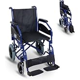 Mobiclinic&reg;, Folding wheelchair, Maestranza, Parking brakes, Seat 45 cm, Removable footrest, Folding and padded armrests, Sma
