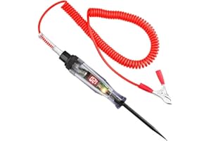 ZEID Car Truck Circuit Test Pen, 3-70V Digital LCD Circuit Tester, Auto Bidirectional Voltage Tester Electric Test Pen, DC Voltage Test Light with Voltmeter & Portable Spring Wire