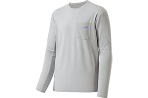 Bassdash Camiseta de Manga Larga para Hombre UPF 50+ Performance Protección Solar UV Pesca Senderismo Camisetas Deportivas