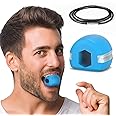 Spefez Jawline Exerciser Tool Men Jawline Shaper Jawline Exerciser Jawline Gum Jawline Exercise Jawline Chewing Gum Jawline Exerciser Tool Men 60 lbs Jawline Shaper For Men, Blue