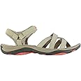 Karrimor Women's Salina Leather Walking Sandals, Ankle-Strap, Cross Strap, Touch & Close Fastening, Beige, Size 3 (36)