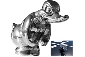 ANGAEKKOT Angry Rubber Duck Hood ornament, zły gumowy kaczek, figurka chłodnicy, 3D, zabawny ornament na maskę samochodu, ornament, wściekła gumowa kaczka, figurka chłodnicy do dekoracji samochodu, baru, pubu,