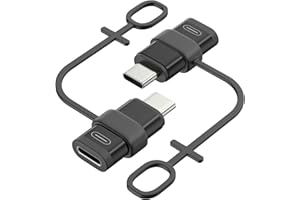 MoKo 36W Lightning to USB C Adapter für iPhone 17 Air 16 15 Pro Max Plus Galaxy,iPad -NOT for EarPods/Headphones/OTG, 2Pack USB-C to Lightning Adapter ONLY for Fast Charging/Data Sync, Black
