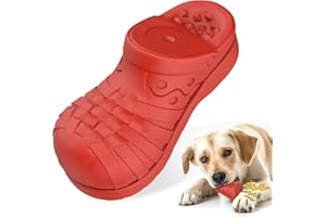 RUXAN Indestructible Dog Toys for Aggressive Chewers - Squeaky Dog Chew Toys with Milk Flavor, Natural Rubber Tough Interactive Dog Toys for Small Medium Large Dogs