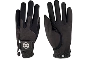 Zero Friction Men's Storm All Weather Golf Gloves Pair, One Size, Black