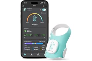 Sense-U Baby Smart Sock Shoe Baby Monitor, Track Sleep Patterns, Heart Rate, Movement for Peace of Mind, Infant Foot Monitor for Better Sleep,0-12M