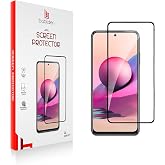 Babilden Xiaomi Redmi Note 10 Pro i&ccedil;in Tasarlanmış U&ccedil;tan Kenara Kapsama Tam Koruma Dayanıklı Temperli Cam