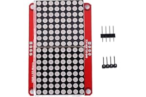 ENERJARY Modulo Display, DC 3.3V 5V LED Dot Matrix Modulo Display Schermo Reticolare HT16K33 Driver 16 * 8 Cascade Interfaccia IIC Compatibile