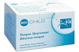 MEDIQ Abaisse-langue en bois pour enfant - boite de 250
