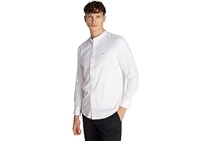 Tommy Hilfiger Uomo Camicia Flex Poplin Solid MAO Regular Fit