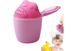 DIOEAZH Baby Haarwaschbecher Badebecher zum Haare Waschen Baby Bad Wasserfall Rinser Becher Shampoo Spülbecher Tasse Für Haarwäsche mit Griff zum Waschen von Babyhaaren