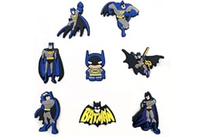 JTAILHNE Charmes de Chaussure de PVC Dessin animé Compatible avec les chaussures Crocs,Bracelet Shoes Decor La date de naissance Party Cadeaux Kids Des adultes