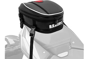 AnXin Motorcycle Tail Bag Waterproof Backpack Microfiber Luggage Bag for Sport Storage （Red）