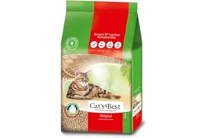 MASOLD Oko Cats Best Wood Litter Original Clumping Plus Cat Litter, 30 Liter