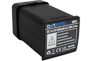 Dot.Foto WB29 Premium High Capacity 14.4v / 3550mAh Rechargeable Battery for Godox AD200, AD200 Pro, AD300 Pro Flash