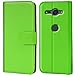 Produktbild Conie Schutzhülle kompatibel mit Sony Xperia XZ2, Grüne PU Lederhülle Klapphülle Etui Tasche mit Kartenfächer