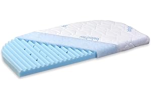 Matelas pour cododo babybay Medicott® Wave adapté aux modèles Maxi, Boxspring et Comfort Plus