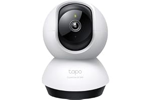 Tapo TP-Link 2K QHD Pan/Tilt Security Camera for Pet Camera, Baby Monitor, Motion Detection, Motion Tracking, 2-Way Audio, Night Vision, Cloud &SD Card Storage, Works w/Alexa & Google Home(C220)