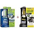 XADO Oil Loss Stop & Petrol Fuel System Cleaner Set of 2 - Stop Leak Engine & MultiCleaner - Atomex