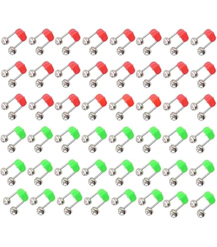 20 Clochettes De Pêche Lumineuses - Alerte Spirale Pour Canne | Détecteur De Touche Nuit Pour Silure, Anguille