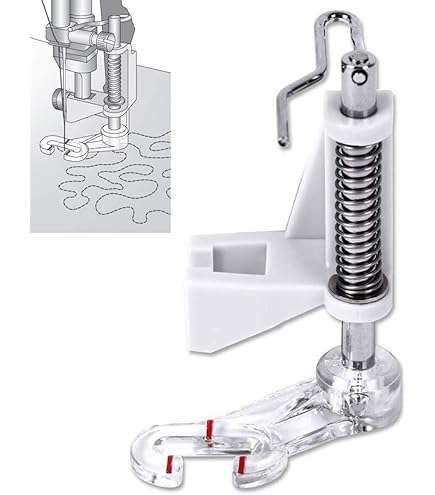 Pied antiadhésif téflon pour machine à coudre ITD Pfaff