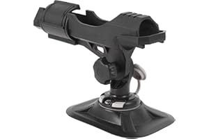 SHADDOCK Soporte para caña de pescar Bastones de pescar ajustables giratorios para caña de pescar con base de soporte para caña de pescar para kayak barco de pesca (RH70-1pcs)