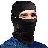 Boldfit Face Mask for Bikers in Riding UV Protected Full Face Mask Balaclava for Men Black Mask for Bike Riding Accessories C