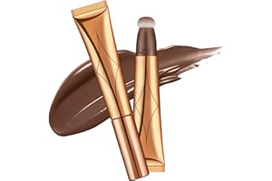 AOOWU Contour Beauty Wand, Liquid Highlighter Contour Beauty Wand with Cushion Applicator, Matte Liquid Blush Wand, Long Lasting Smooth Lightweight Beauty Wand Makeup